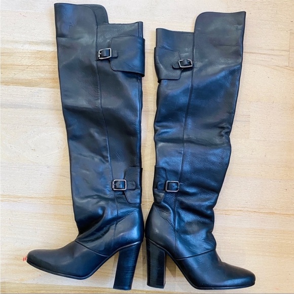 H&M leather knee-high boots - Picture 3 of 5